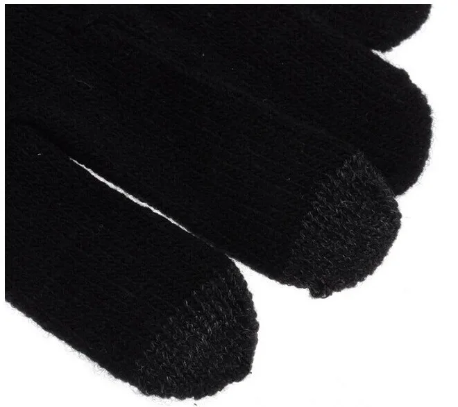 2 пары черные перчатки унисекс цветной мобильный телефон для мужчин и женщин