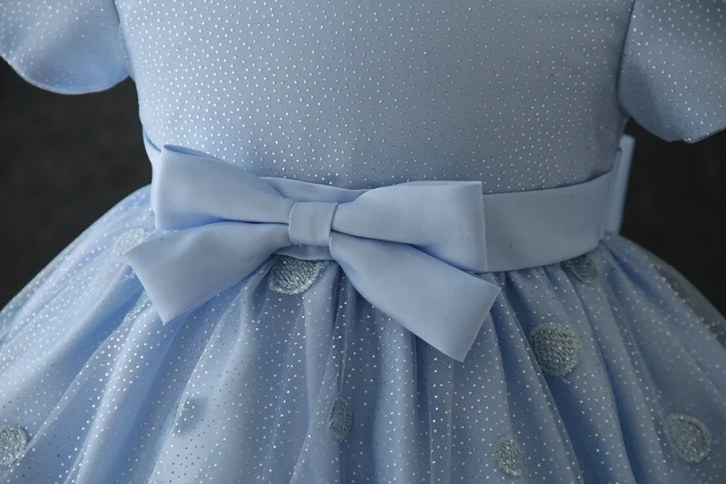 От 1 до 5 лет на день рождения розового цвета с бантом для маленьких девочек платья