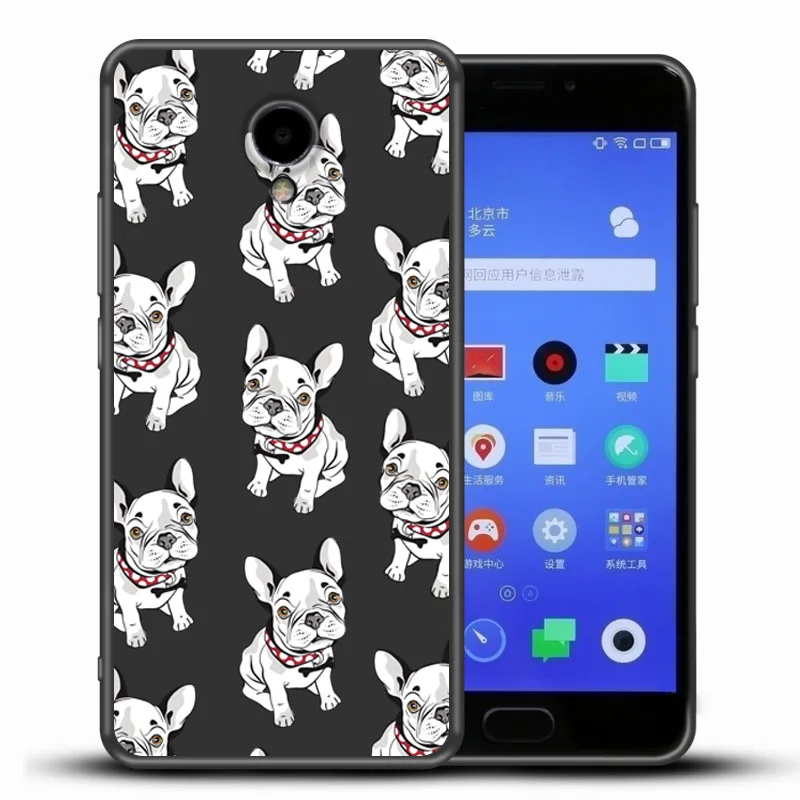 360 градусов полное покрытие чехол для Meizu M5 Note M5C Мягкая Силиконовая Защита задняя