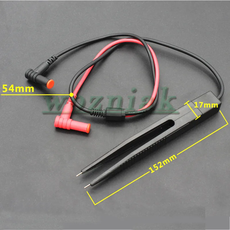 Пинцет мультиметр зажим патч-ручки и измерительные компоненты для измерения