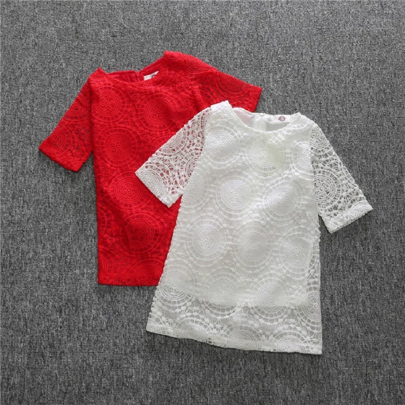 Милые кружевные платья для девочек Новинка 2018 года сезон весна-лето детская