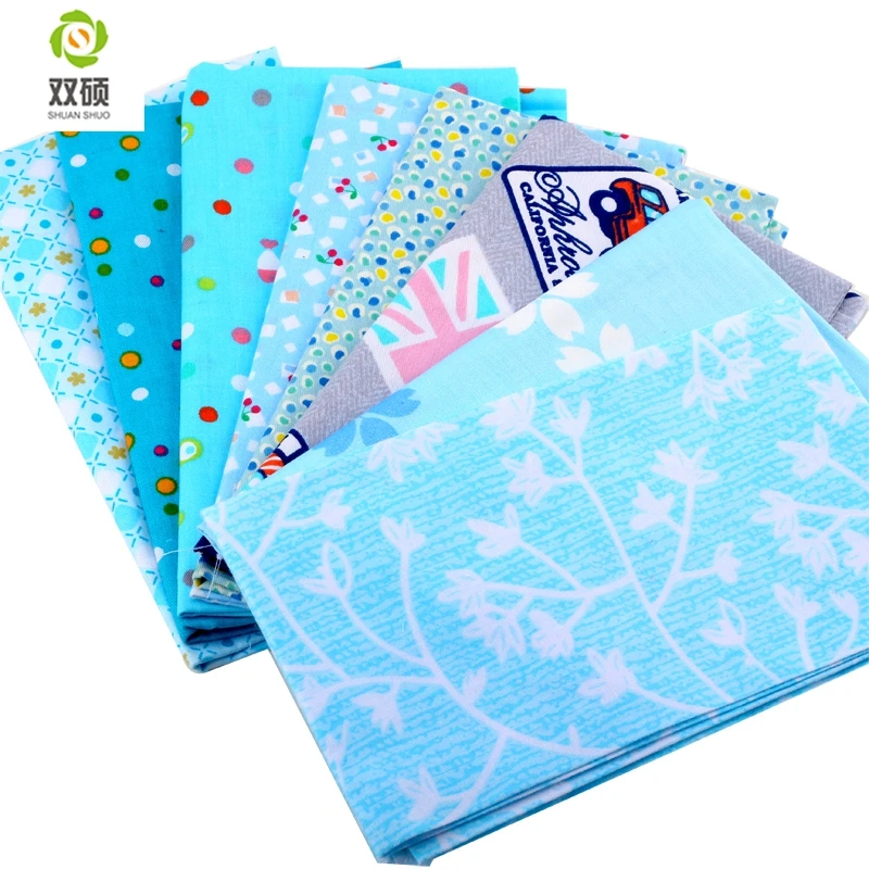 Не повторяя Цвет случайных доставки хлопок Ткань лоскутное ручной работы DIY