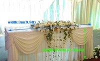 wedding party banquet supply ice silk table skirt wedding banquet decor party table skirt wedding table decoration