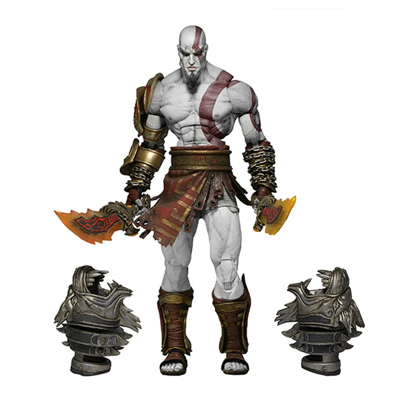 

18 cm NECA Game God of War 3 Ghost of Sparta Kratos Action Figures Toys Wholesale Collectible PVC Model Toy Gift For Kids N288