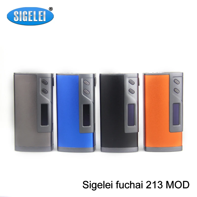 5 шт. Оригинал sigelei fuchai 213 mod наличии электронная сигарета Горячая распродажа! 18650