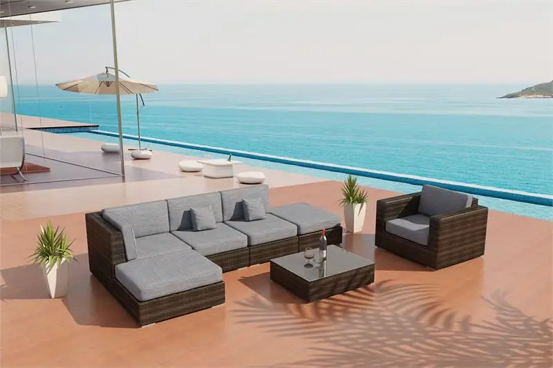 Прямая продажа с завода прошедший испытание SGS Глубокое Сиденье pe ротанговый