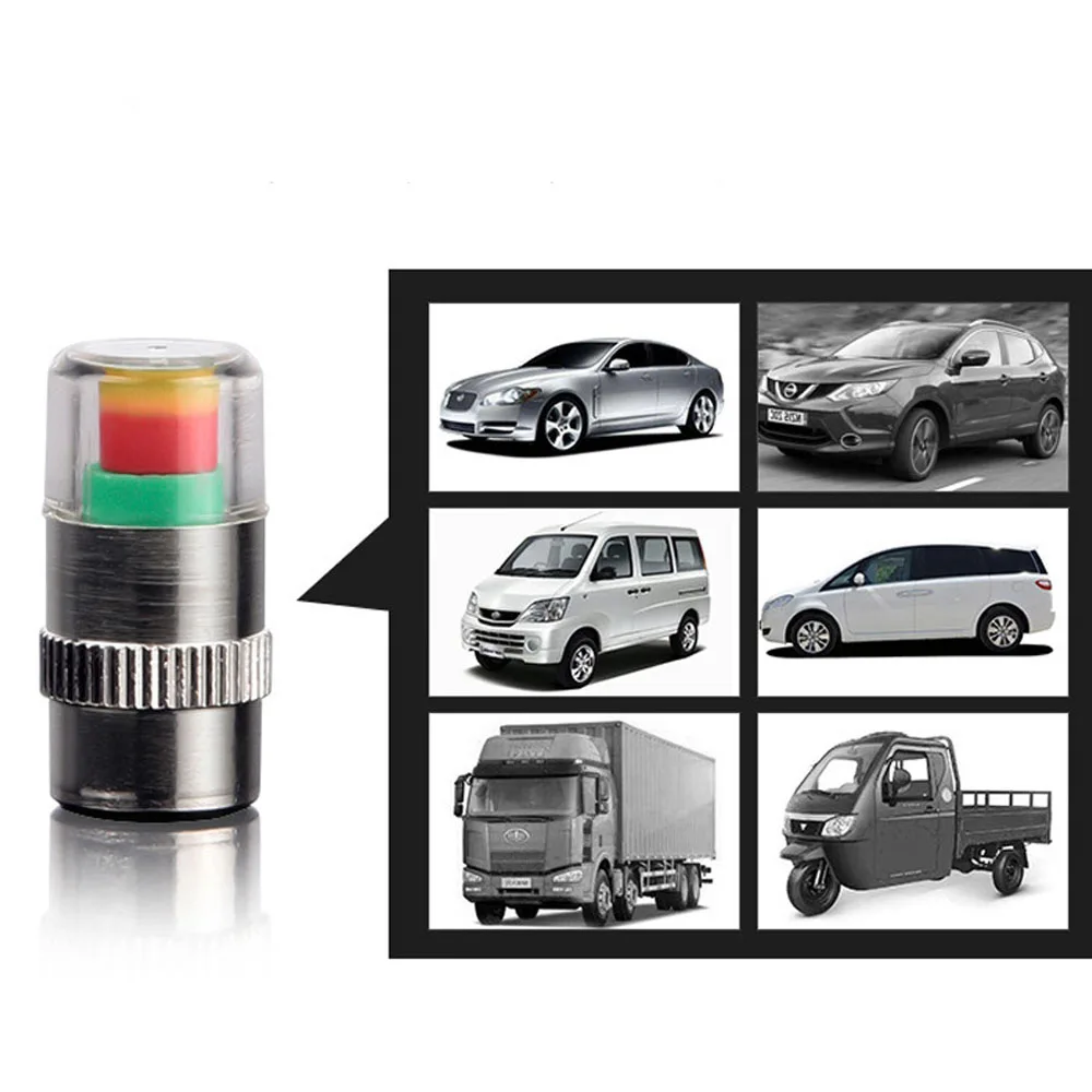 3 цвета оповещение нержавеющая сталь 4 шт. датчик давления в шинах индикатор