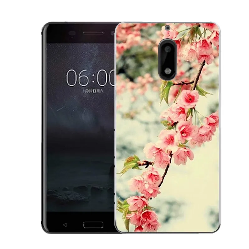 QMSWEI Soft TPU Phone Case For nokia3 nokia5 nokia6 nokia8 N540 N535 Clear Flora Chocolate Pineapple Cute Cover Free Shipping |