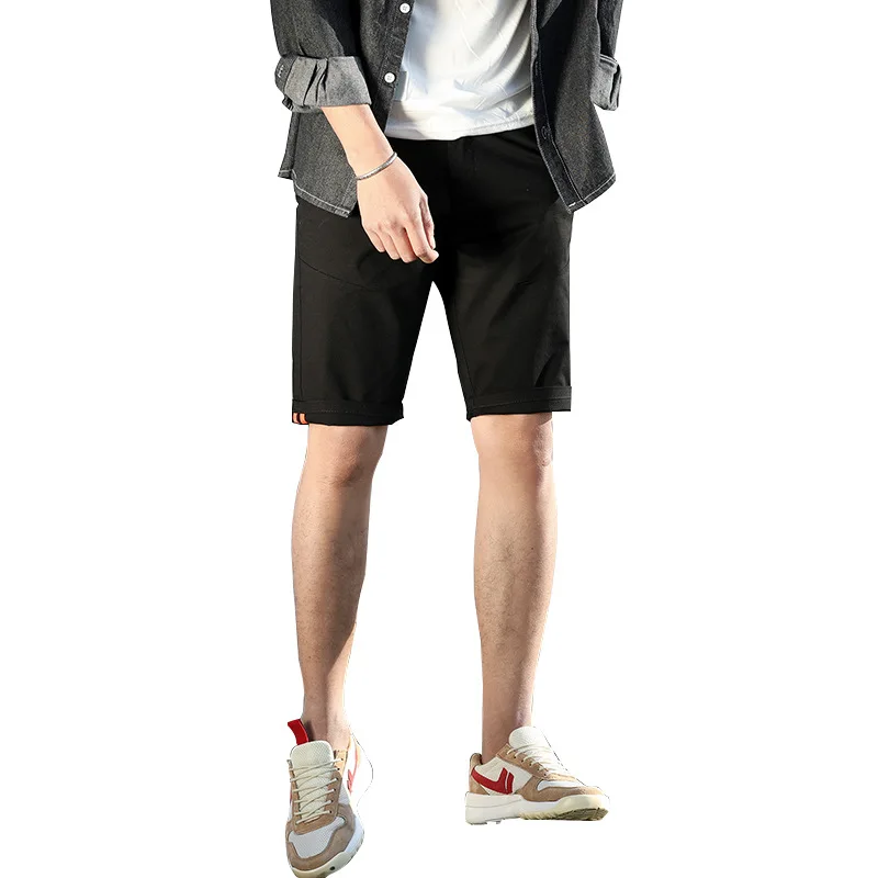 

MRMT 2021 Brand Summer Thin Cotton Men's Trousers Casual Slim Stretch Pants for Male Straight Tube Trouser