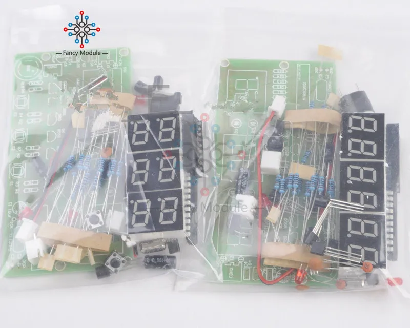 C51 цифровые электронные часы Набор DIY наборы шесть 6 битов электронные детали и компоненты электронное производство