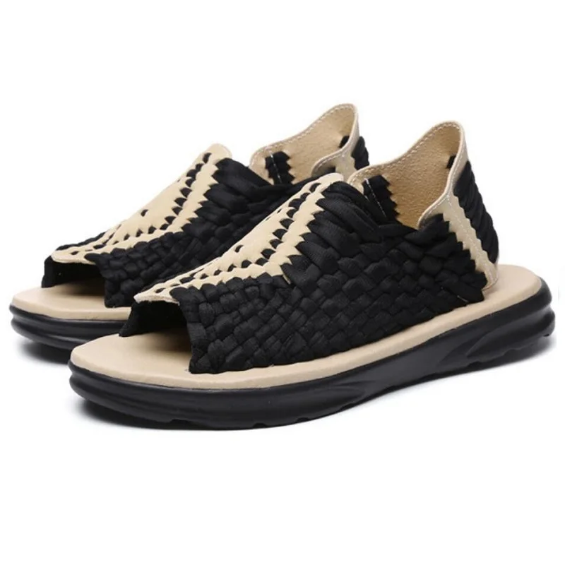 Мужские сандалии Тереза риог 2019 летние пляжные на плоской подошве модные мужские