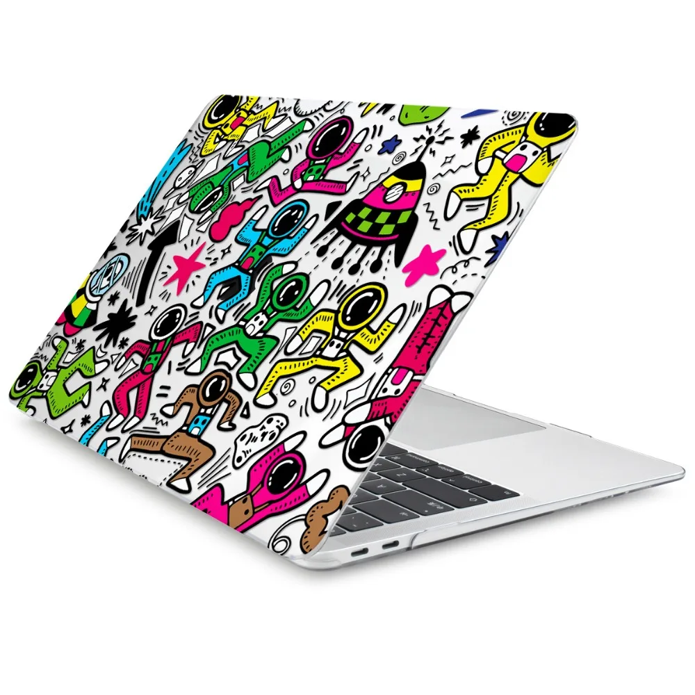 Для MacBook Pro retina 12 13 15 Air 11 13,3 дюймов жесткий чехол с уникальным принтом для ноутбука Pro 1" Touch Bar A1989 A1708