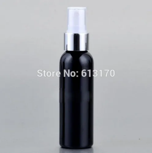 60 мл бутылки с пульверизатором из ПЭТ пустые многоразовые для путешествий черные