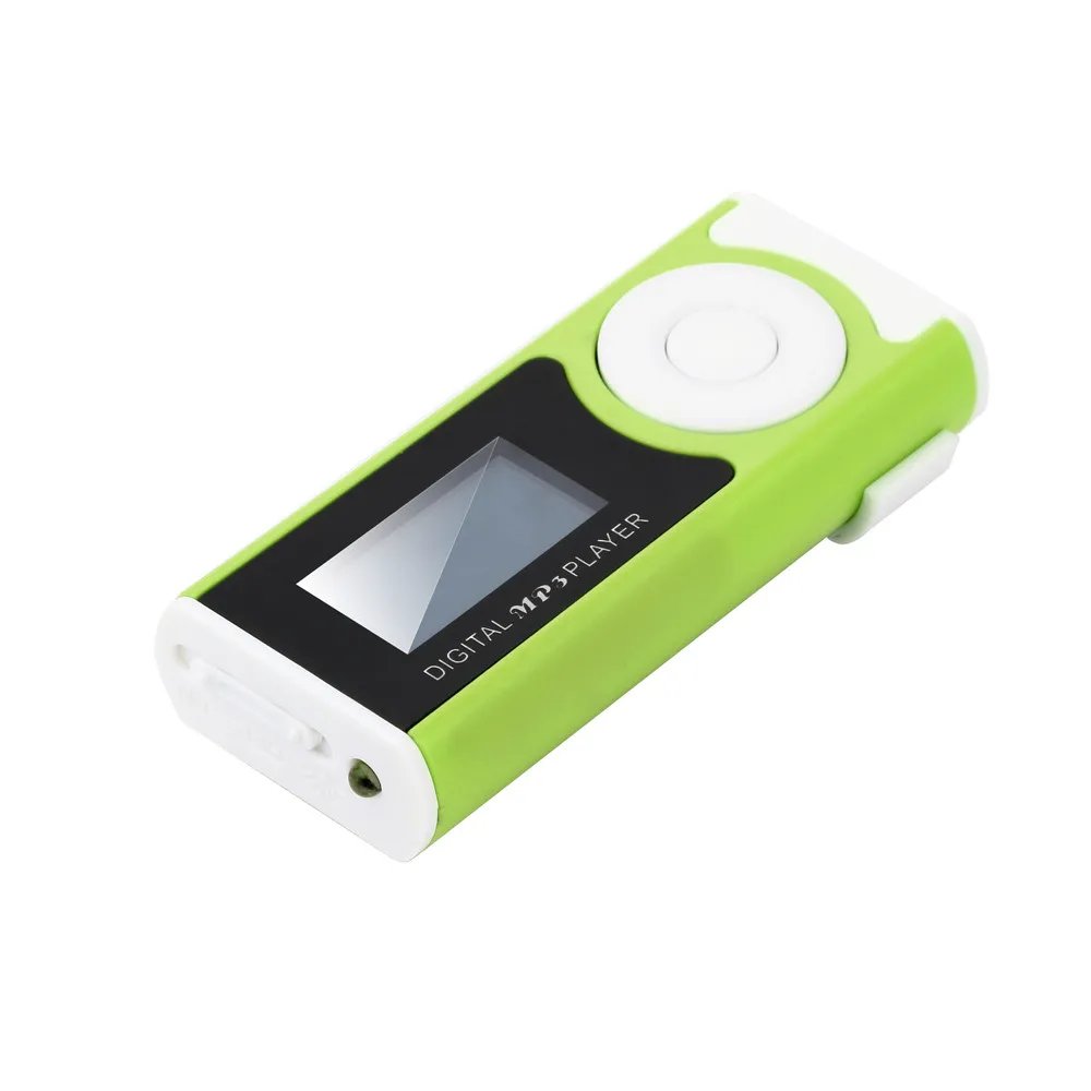 Портативный мини клип USB MP3 плееры Поддержка Micro SD карты памяти Музыка Медиа мобильный флэш-накопитель lecteure 20