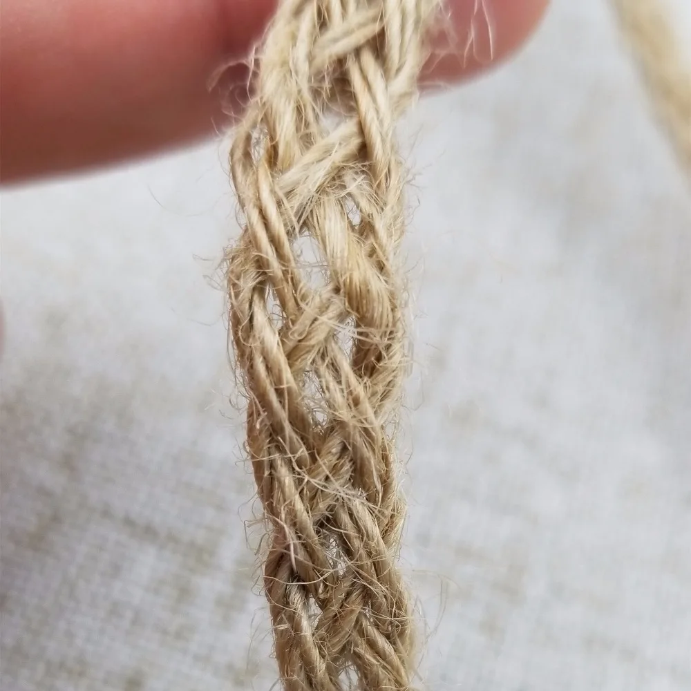Cheap 10M/lot Natural Burlap Hessian Jute Twine Cord Hemp Rope Vintage Rustic Wedding Decoration Packing Supplies Top Quality | Дом и сад
