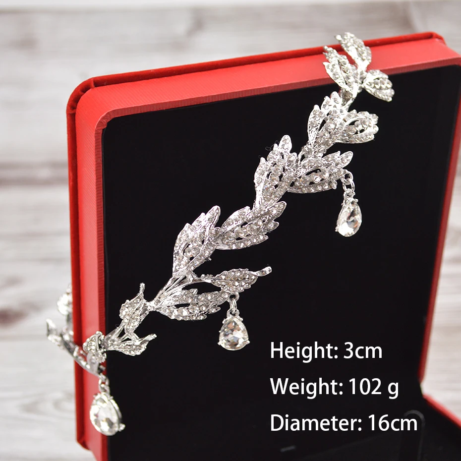 Повязка на голову с золотыми и серебряными стразами головная повязка для свадьбы