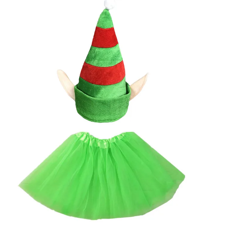 Tree Elf Hat Adults Women Girls Dress Props Party Hats Caps Tutu Cosplay wedding birthday|christmas tree|christmas christmaschristmas women |