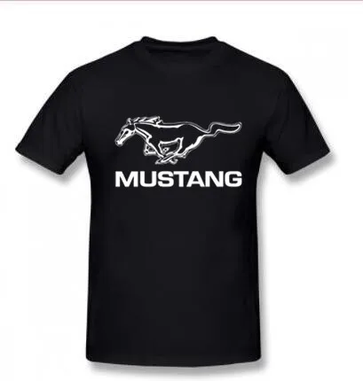 Мужская хлопковая футболка с принтом Ford Mustang летняя высокого качества новинка 2019