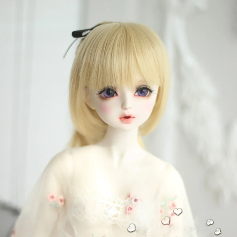 Bybrana 1/3 1/4 Bjd парик высокая Температура волокно коричневый Цвета прямые красивые