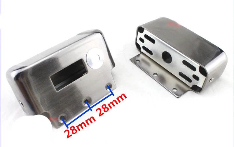 Анти-разбивание металла DC12V 125 кГц RFID ID карты Электрический замок дверной замок мотор замок может работать с интерком для домашнего контроля доступа