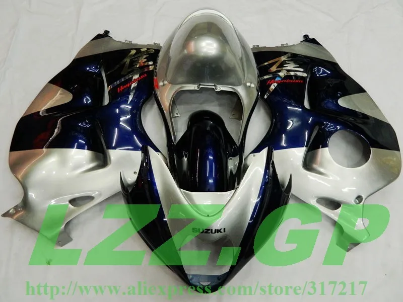 

Injection For SUZUKI Hayabsa GSXR1300 GSX-R1300 GSXR 1300 96 97 98 99 00 01 02 03 04 05 06 07 Silver Blue E4366 Fairing