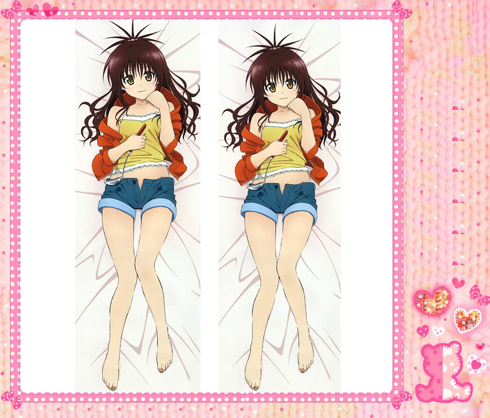 Аниме мультфильм ЛЮБОВЬ Ru тьма Микан Юки двойной Болстер Обнимая наволочка