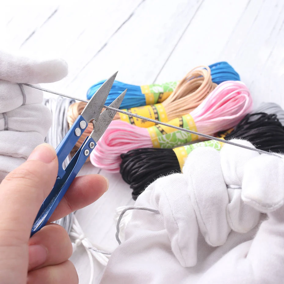 100D нейлон высокоэластичная красочные Веревка DIY аксессуары DIY чтобы занять ребенка цепи и браслет пятностойкий шёлк канат капроновый Coard