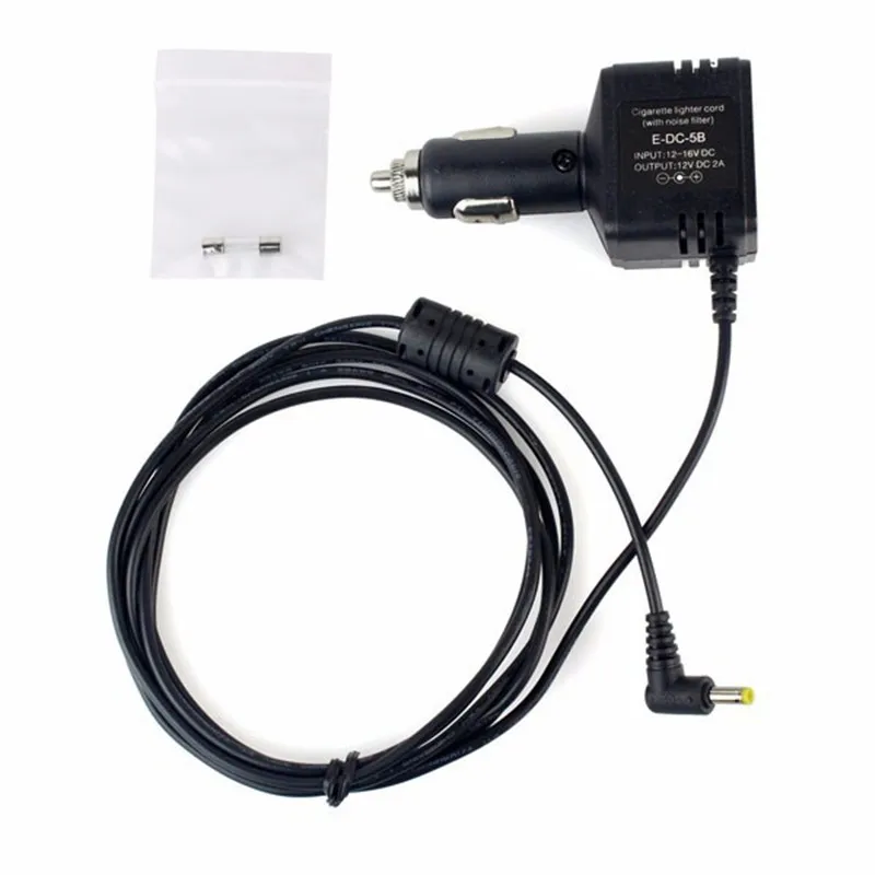 

2pcs NEW Car Charger E-DC-5B Cigarette Lighter Cord for Radio Walkie Talkie YAESU VX-6R VX-7R VX-8DR FT-60R FT-277R VX-5 VX-5R
