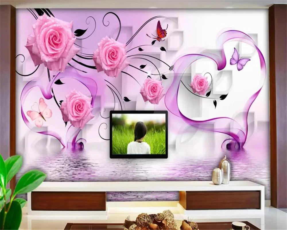 Пользовательские большие обои настенная живопись 3D фото стерео Алмазная мечта