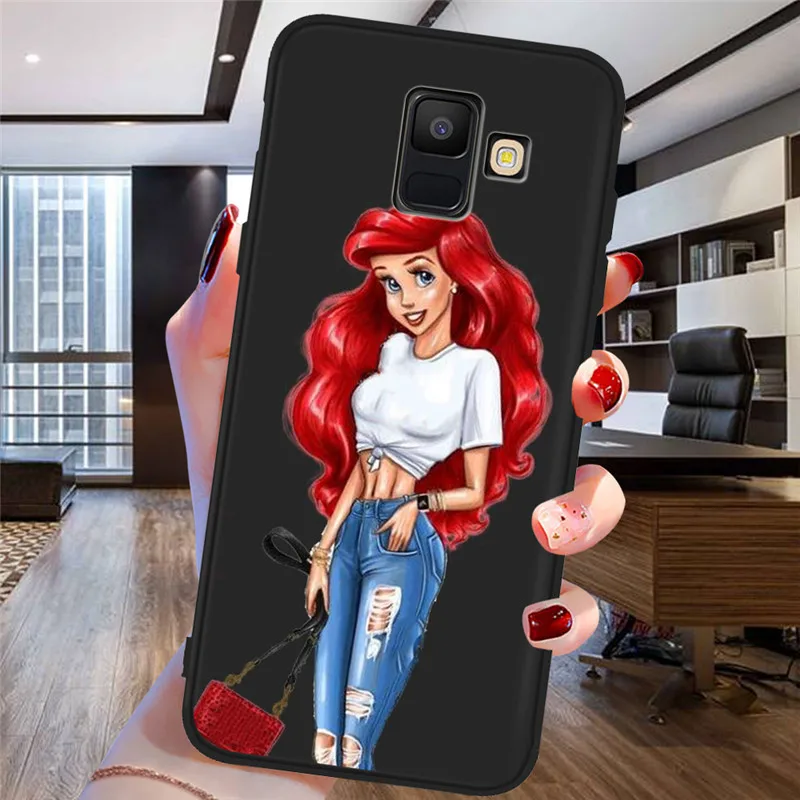 H1740 Платье принцессы для девочек для samsung Galaxy A9 A8 A7 A6 A5 A3 J3 J4 J5 J6 J8 плюс M30 A40S телефон чехол Etui принципиально Капа - Цвет: H1740