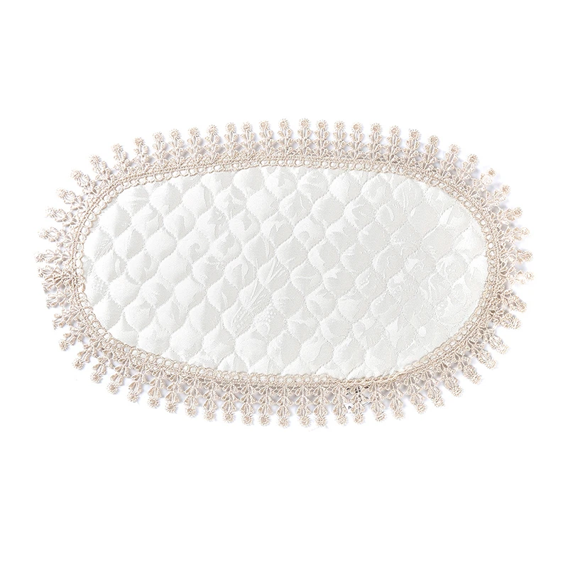 New Lace Embroidery Mat Kitchen Christmas Placemat Tea Coffee Table Place Cloth Dining Doily Mug Cup Glass Drink Coaster Pad | Дом и сад
