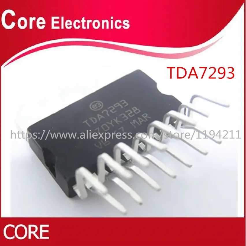 10 шт./лот TDA7293 TDA7293V ZIP 15 чип на 100% работает хорошего качества|Интегральные схемы| |