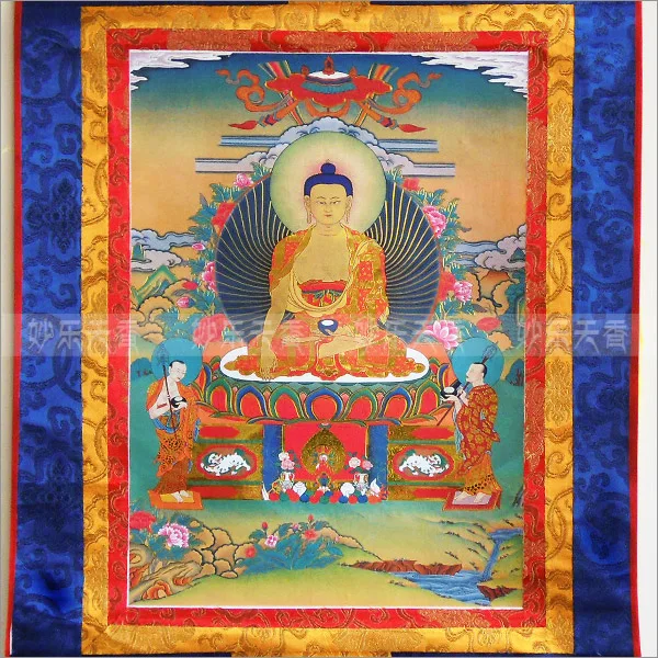 Tibetan Thangka scroll painting tibetan buddhist thangkas decorative fine production Multiple images can be selected | Дом и сад