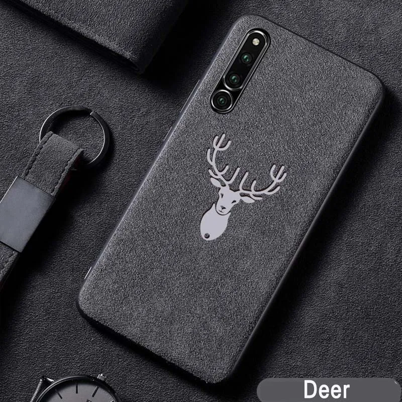 DEER Чехол с логотипом Instagram, мягкий плюшевый Меховой чехол для iphone 11 Pro Max x xs max xr 6s 7 8 Plus, кожаный чехол из ТПУ с Бэтменом - Цвет: DEER