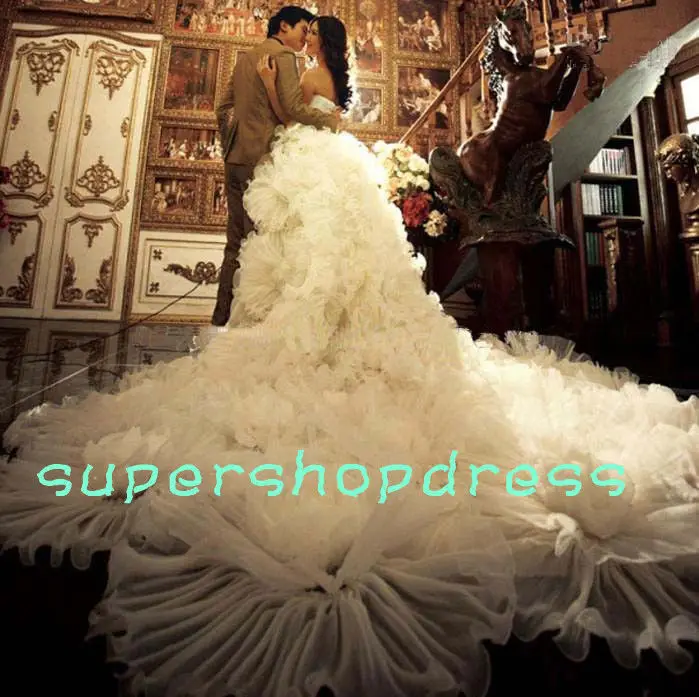 New Beautiful Mermaid Bride Fashion Models Big Fluffy TailL Long wedding dress | Свадьбы и торжества
