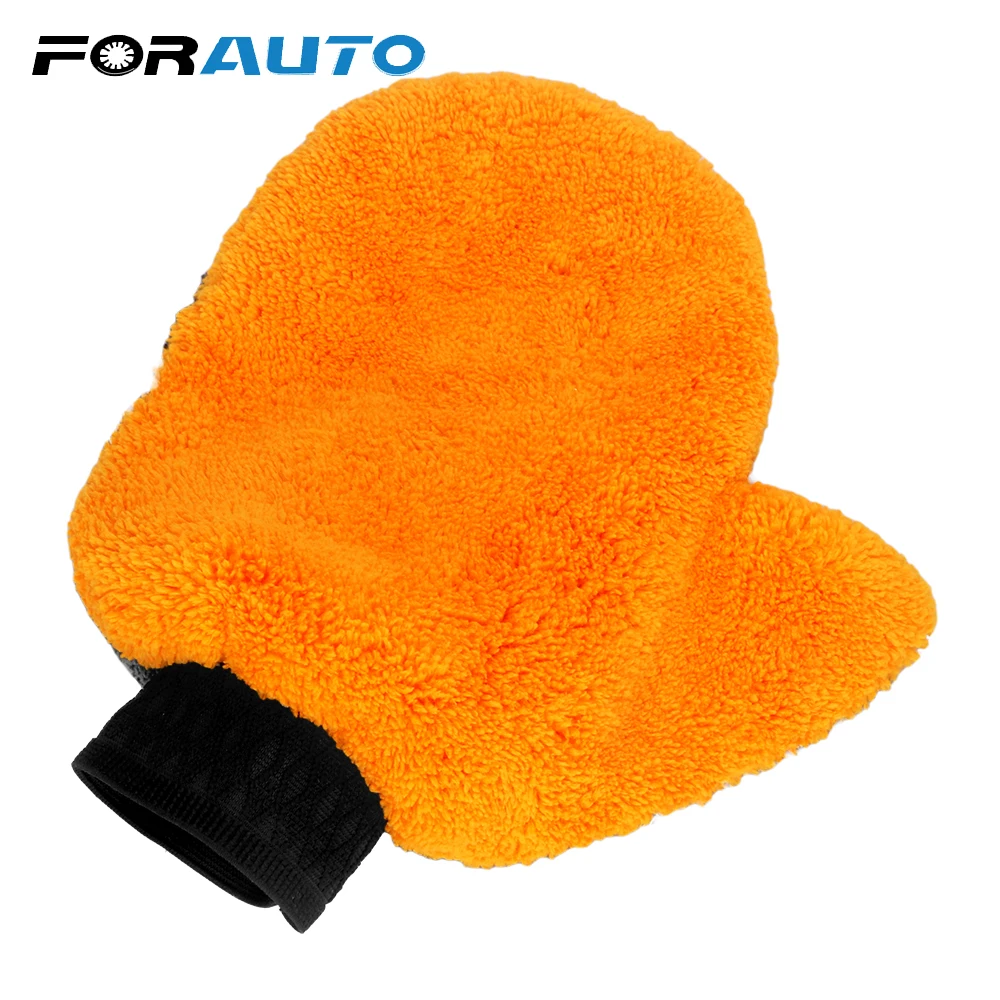 FORAUTO автомобильная мойка мягкая микрофибра водопоглощение автомобиля перчатки