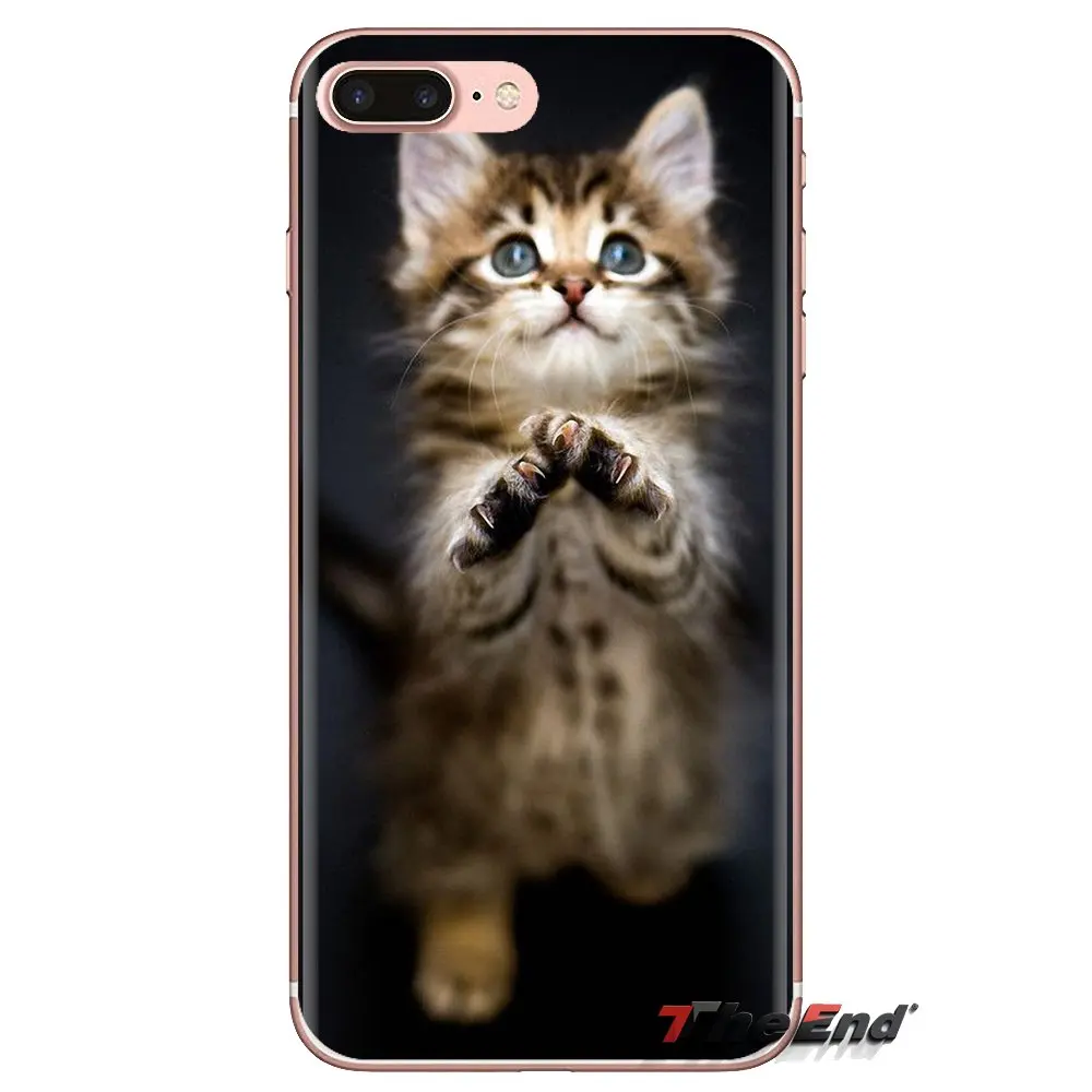 Прозрачные чехлы для Huawei Mate Honor 4C 5C 5X 6X 7 7A 7C 8 9 10 8C 8X 20 Lite Pro Pretty moly kitта Коты с принтом