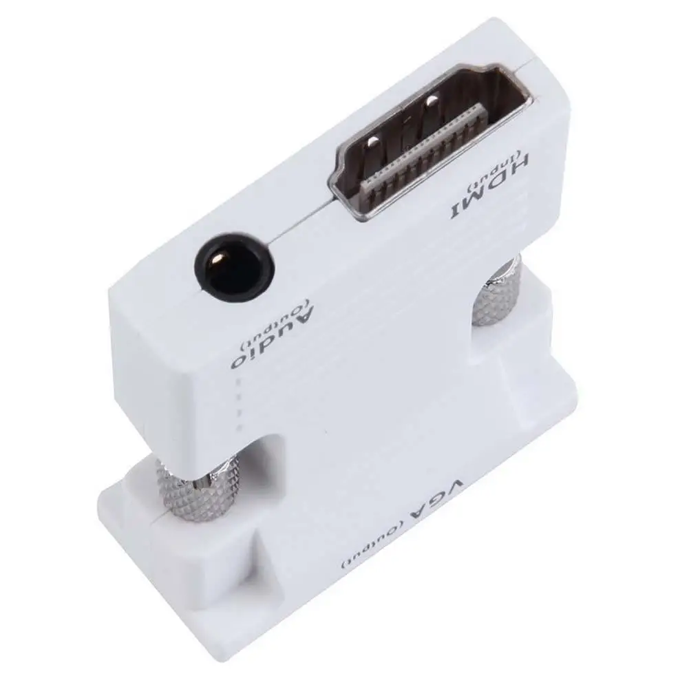 HDMI Женский в VGA Мужской конвертер + аудио адаптер Поддержка 1080P выход сигнала W hdmi av