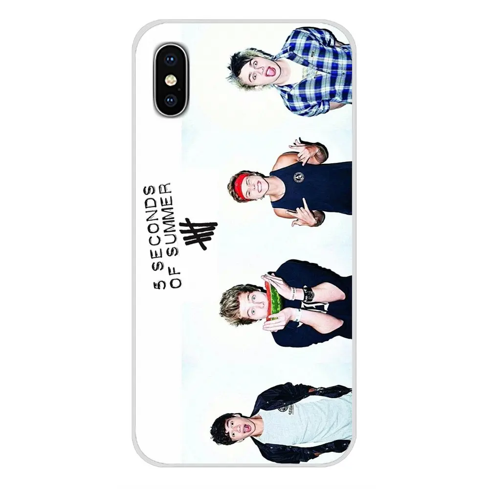 5 секунд лета 5sos для Xiaomi Redmi 4A S2 Note 3 3S 4 4X5 Plus 6 7 6A Pro Pocophone F1 аксессуары чехлы