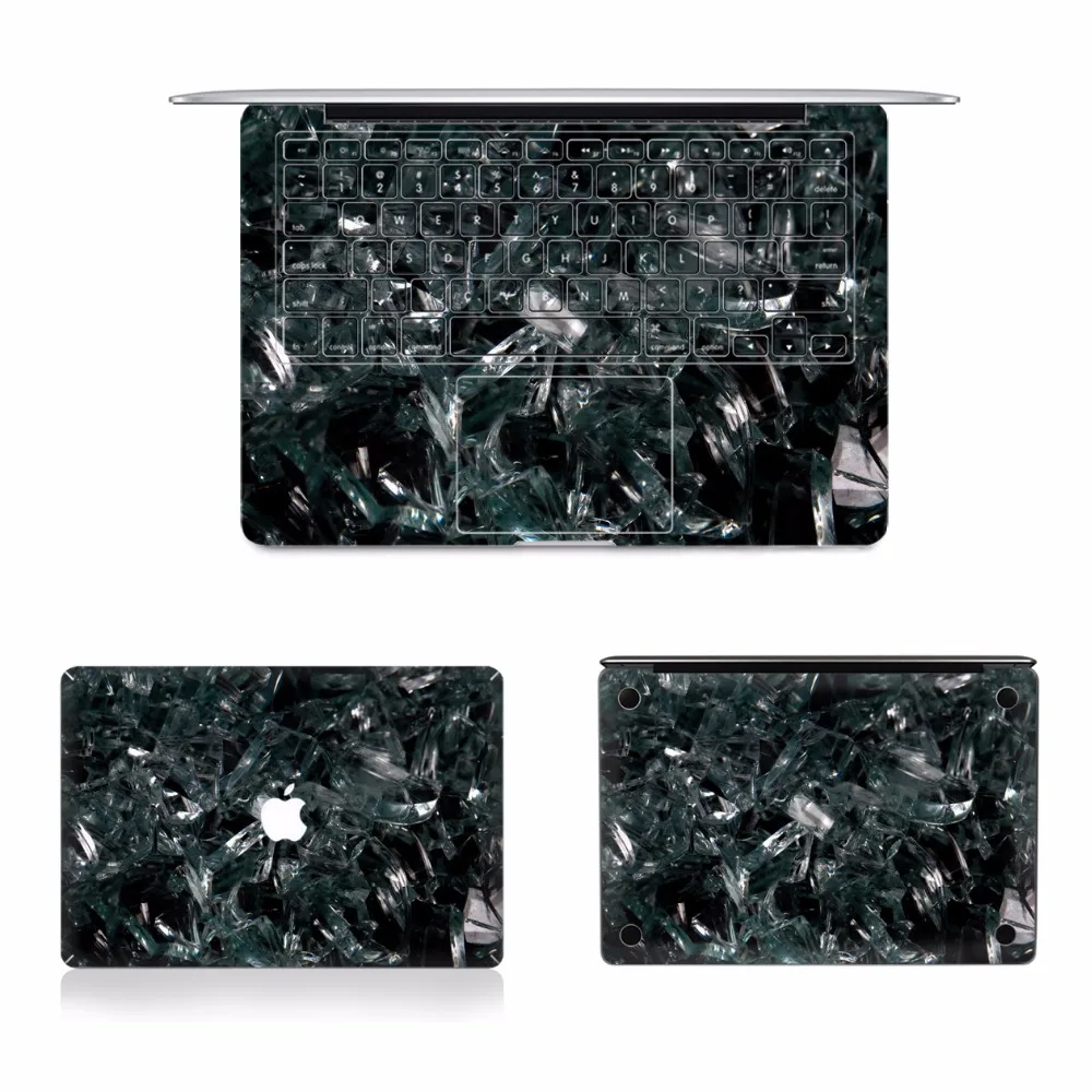 Радужные Деревянные ПВХ наклейки для ноутбука наклейка для Apple Macbook Air Pro retina 11 12 13 15 дюймов США клавиатура граффити защитные чехлы