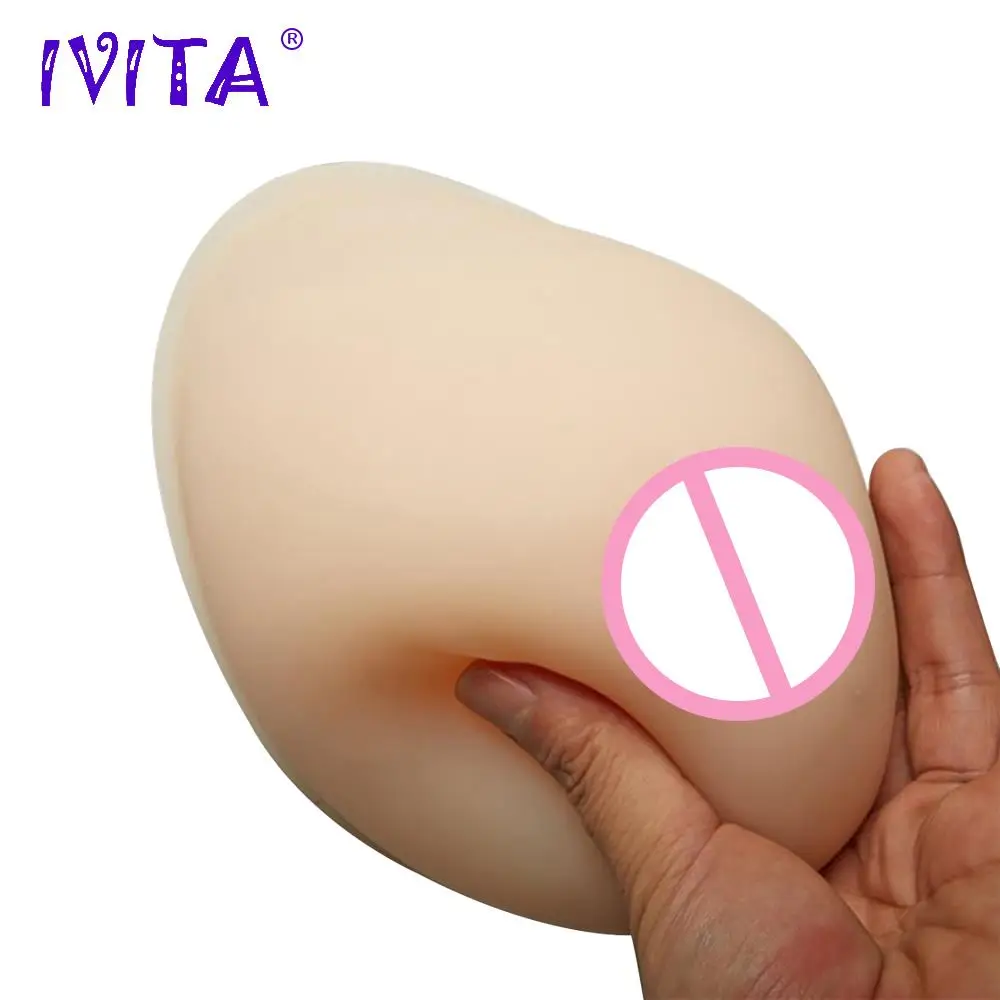 IVITA 2000 г белая капля поддельные груди реалистичные силиконовые искусственные