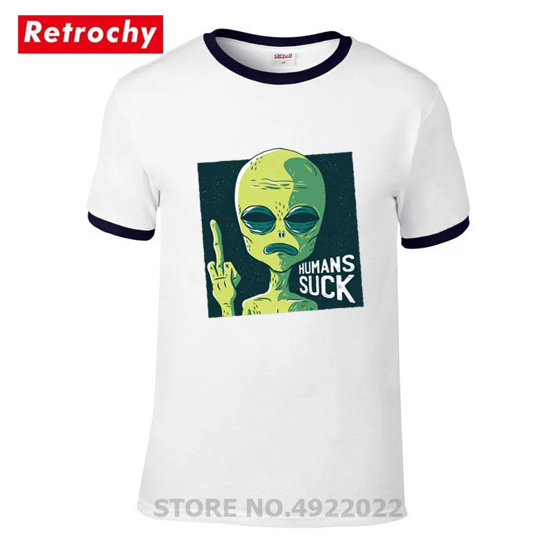 Чужой EIGHTEES Vaporwave чужой завет футболка веселый ALIEN придавая средний палец печати