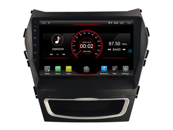 Elanmey Топ оснащен 8 ядер+ 4 Гб ОЗУ+ 64 Гб ПЗУ android 8,1 Автомагнитола для hyundai santa fe ix45 2013 Gps навигация Мультимедиа