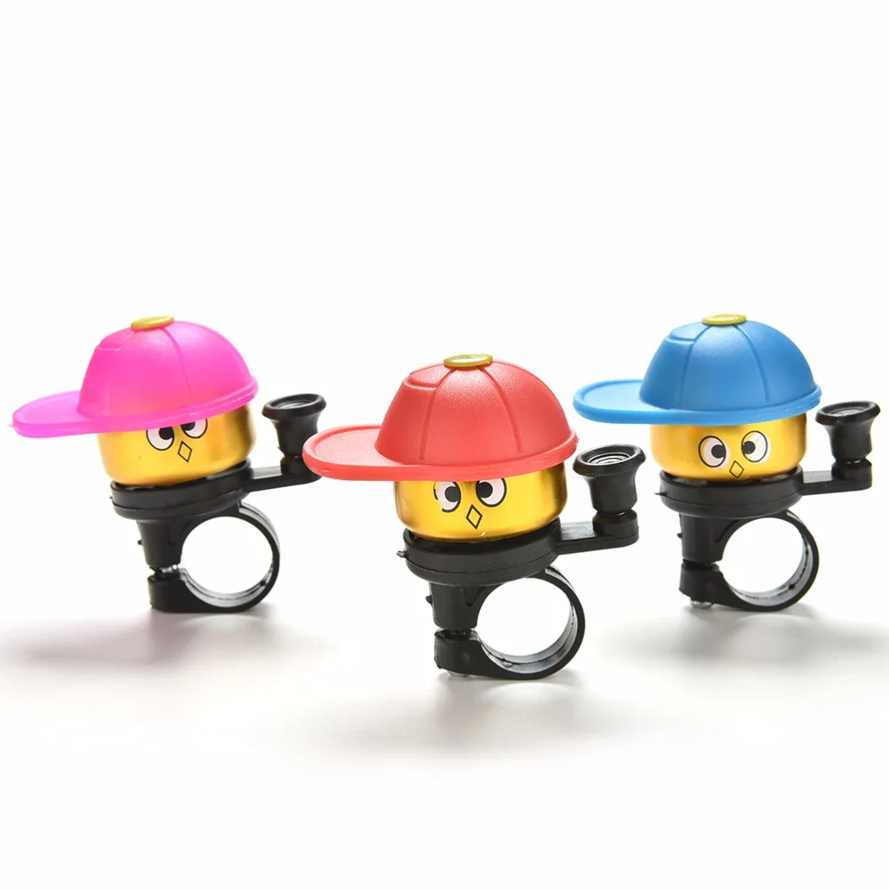 Cartoo Bike Bicycle Cycling Hat Loud Ring Alarm Metal Handlebar Bell Cap Horn | Спорт и развлечения