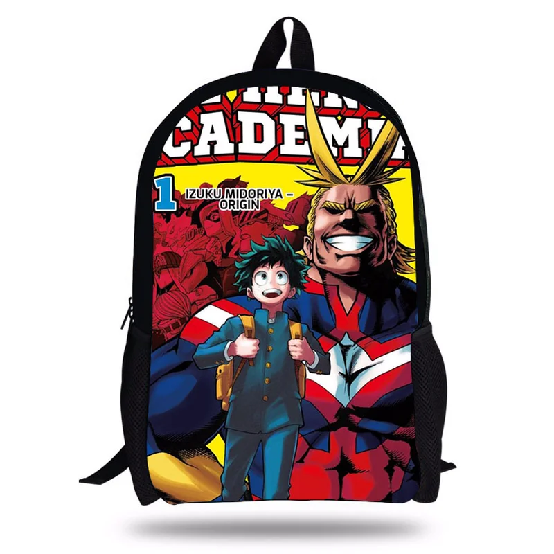 Новые школьные сумки с аниме Мой герой для детей рюкзаки девочек
