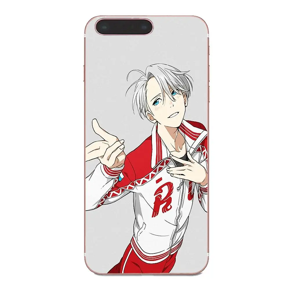 Японский Yuri On Ice Роскошный Гибридный чехол для телефона Galaxy A3 A5 A7 On5 On7 2015 2016 2017 Grand
