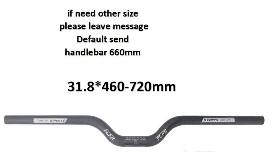 31.8mm matte 3k углеродный руль из углеродного волокна матовый глянцевый MTB для велосипедного руля 31,8 мм 25,4 мм Углеродные детали для горного велосипеда - Цвет: 31.8mm matte