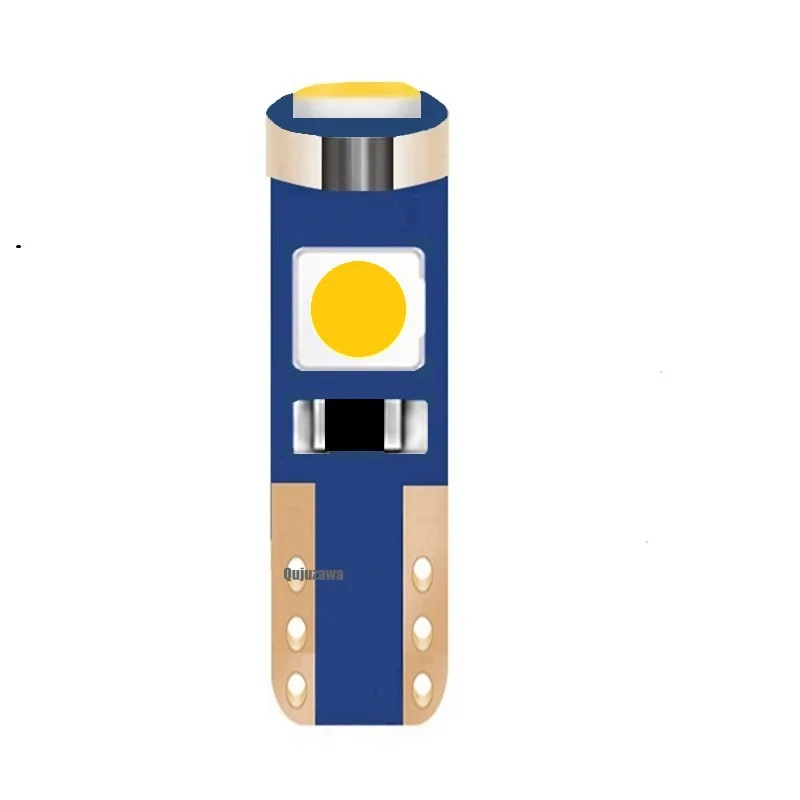 T5 W3W W1.2W 3 SMD 3030 светодиодный светильник приборной панели прибор автомобильный DC 12