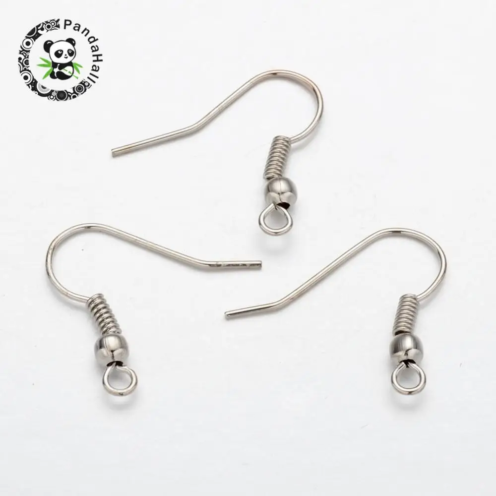 Металлические цветные железные крючки для сережек без никеля Размер: около 18 мм в