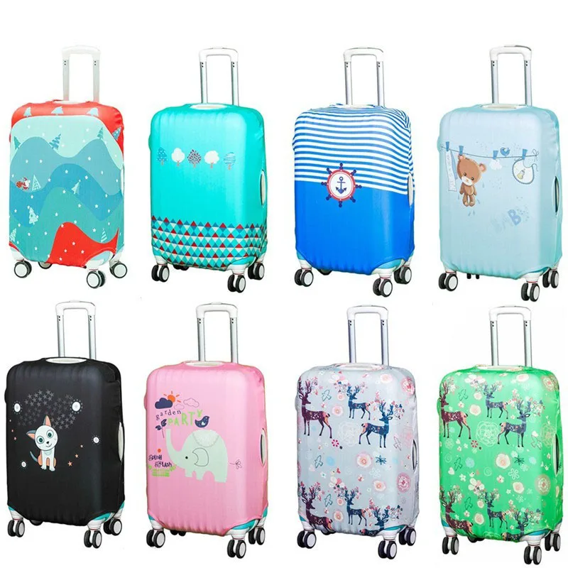 Модный чехол для чемодана защитный на колесиках от 20 до 29 дюймов|luggage dust cover|luggage
